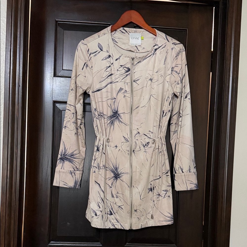 Lysse Pink and Blue Floral Jacket